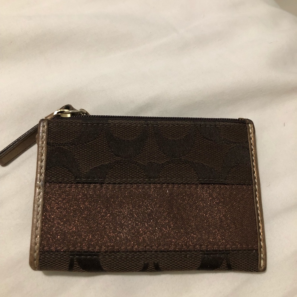 Coach card case wallet